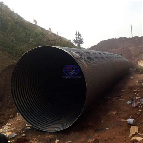 Supply Corrugated Steel Culvert Pipe To Un Qingdao Regions Trading