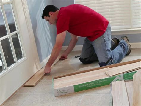 Installing Laminate Flooring How Tos Diy
