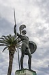Estatua De Aquiles En El Palacio De Achilleion En La Isla De Corfú ...