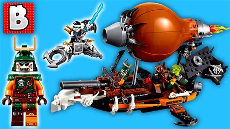 Lego Ninjago Raid Zeppelin Set 70603 Unbox Build Time Lapse Review