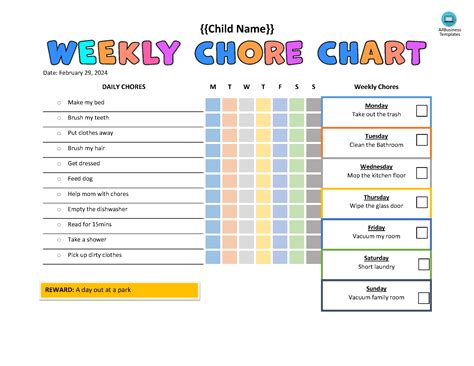 Printable Kids Charts