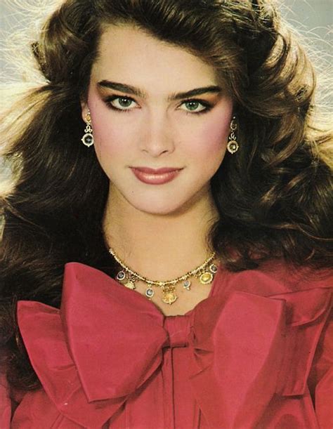 Brooke Shields Wins For Best Brows Love Them 80s Hair And Makeup