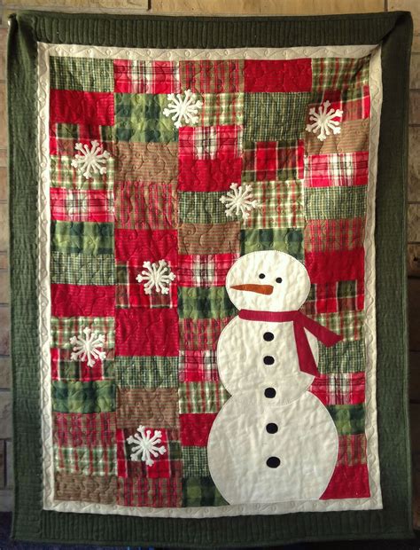Snowman Quilt Christmas Quilts