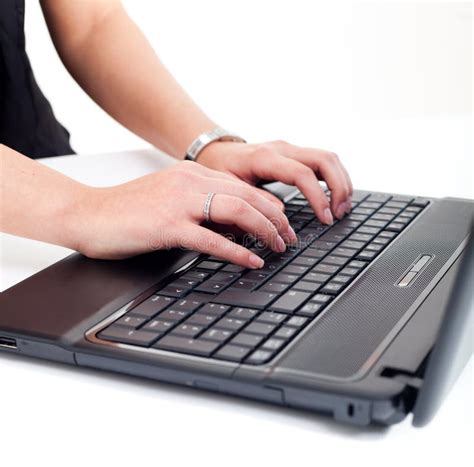 Typing On A Notebook Stock Image Image Of Corporate 11237643