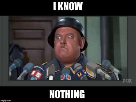 Animated Gif Sergeant Schultz I Know Nothing