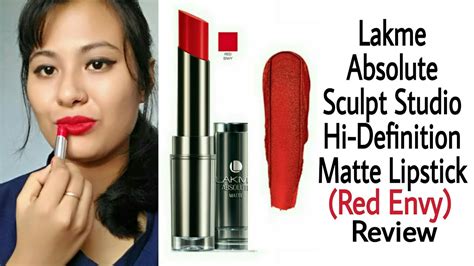 Lakme Absolute Sculpt Studio Hi Definition Matte Lipstick Review L Pros
