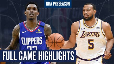 Los angeles clippers vs los angeles lakers comparison. Lakers Vs Clippers Preseason - Report Lakers Starters ...