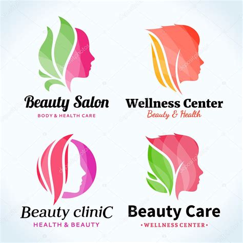 Beauty Salon Logo Icons And Design Elements Stock Vector Image By