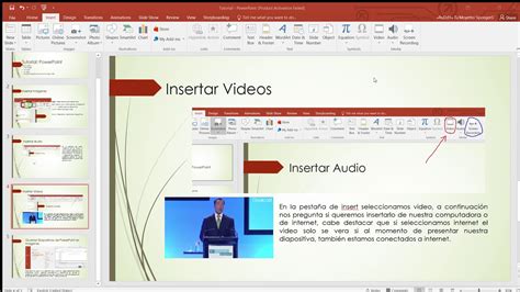 Tutorial Básico Insertar Powerpoint Youtube