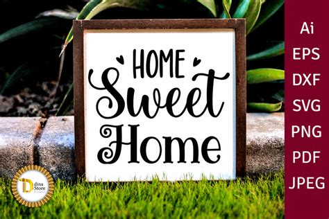 Farmhouse Sign Svg Make Yourself At Home Cutting Files