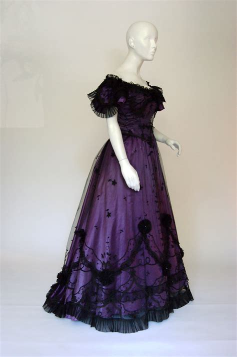 Gown Dress C1890 Vintage Gowns Edwardian Fashion Historical Dresses