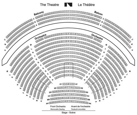 Seating Plans National Arts Centre Seating Plan How To Plan Seating