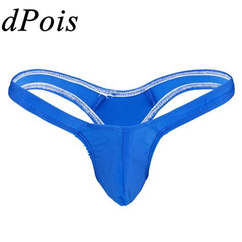 Mens Bulge Pouch G Strings Thong Leopard Underwear Sexy Male T Back