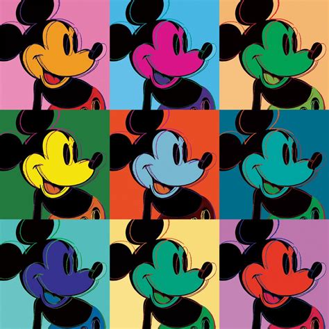 Buy Colourful Mickey Mouse Pop Art Prints Vintage Mickey Wall Art Perth