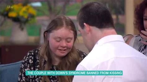 Couple With Down S Syndrome Who Were Banned From Kissing Get Engaged On Itv S This Morning