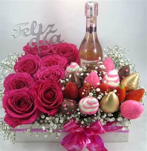 Feliz Dia De Amor Y Amistad Valentine T Baskets Valentine Flower