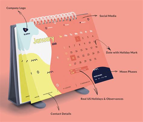 Creative Desk Calendar On Behance
