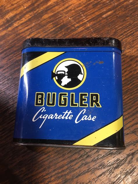 Bugler Cigarette Tin Case Container Vintage Collectible Etsy