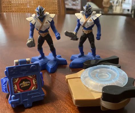 Mcdonalds Happy Meal Power Rangers Super Samurai Toys Set Of 4