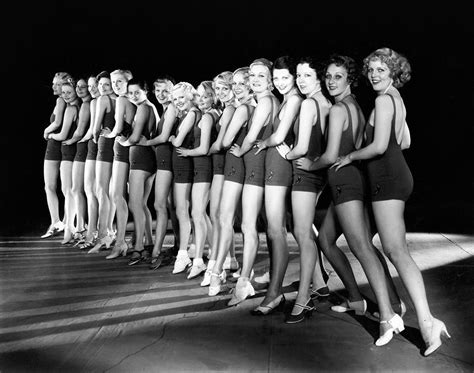 the footlight parade 1933 chorus girls in vintage swimsuits vintage dance black and white