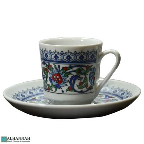 Turkish Cut Crystal Tea Set Cups Saucers Gi Alhannah Islamic