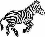 Zebra Coloring Animals Printable Wildlife Via sketch template