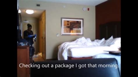 Hidden Camera In Us Hotel Room Shows Maid Going Through Personal
