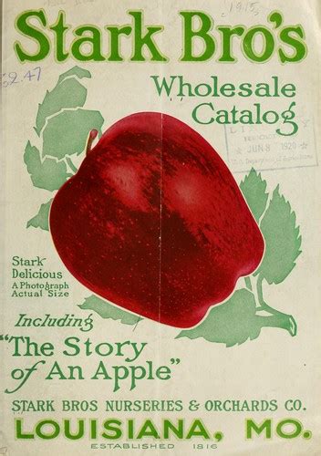 Stark Bros Wholesale Catalog 1915 Edition Open Library