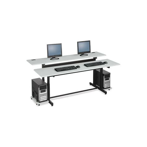 If you own a balt computer workstation furniture and have a user manual in electronic form, you can upload it to this website using the link on the right side of the screen. 72" Wide Split-Level Computer Table | Computer table ...