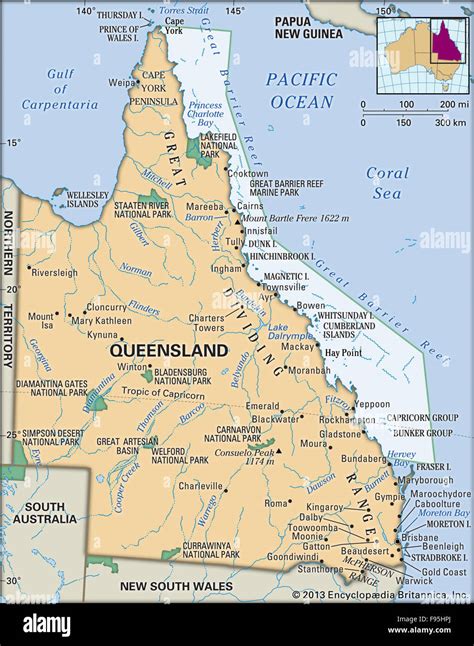 Great Barrier Reef Queensland Australia Maps Hi Res Stock Photography