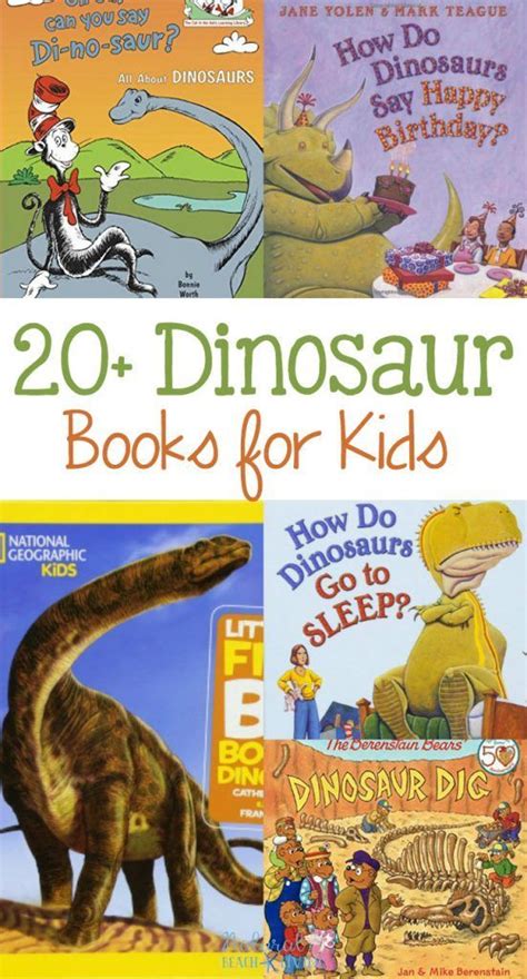24 Dinosaur Books For Kids Natural Beach Living Dinosaur Books For