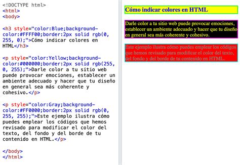 Como Cambiar El Color Del Texto En Html Con Imagenes Images Hot