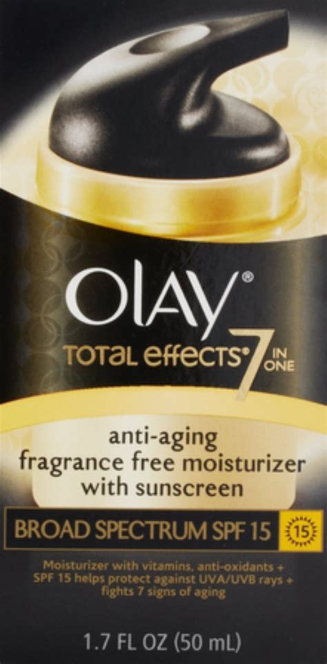 Olay Total Effects 7 In 1 Anti Aging Uv Moisturizer Fragrance Free Spf