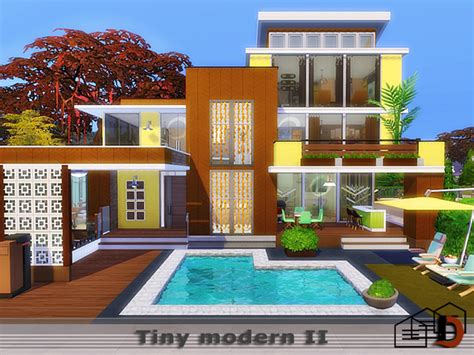 Tiny Modern House By Danuta720 At Tsr Sims 4 Updates Photos