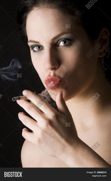 Smoking Girl Image And Photo Free Trial Bigstock