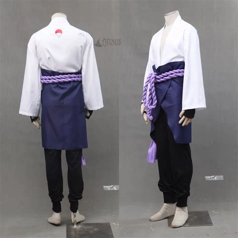Athemis Naruto Cosplay Uchiha Sasuke Costume Custom Made Unisex Outfits