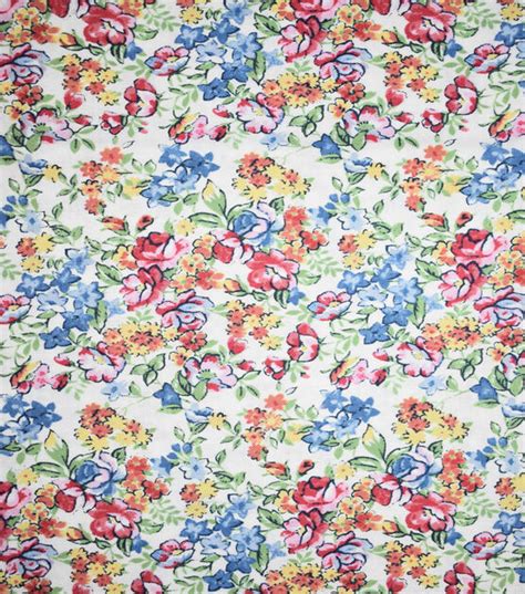 Multi Color Floral Keepsake Calico Cotton Fabric Joann