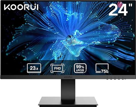 Amazon Com Koorui Inch Computer Monitor Fhd X P Hz Built In Speakers Ultra