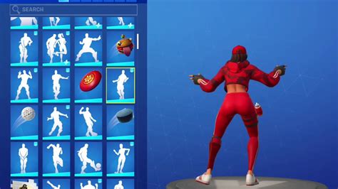 Thicc Ruby Skin Does Thicc Emotes Fortnite Thicc Youtube