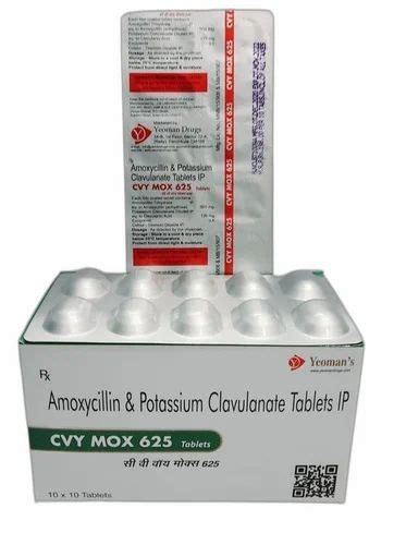 CVY MOX Amoxicillin Mg Potassum Clavulanate Mg Mg At Rs Box In Panchkula
