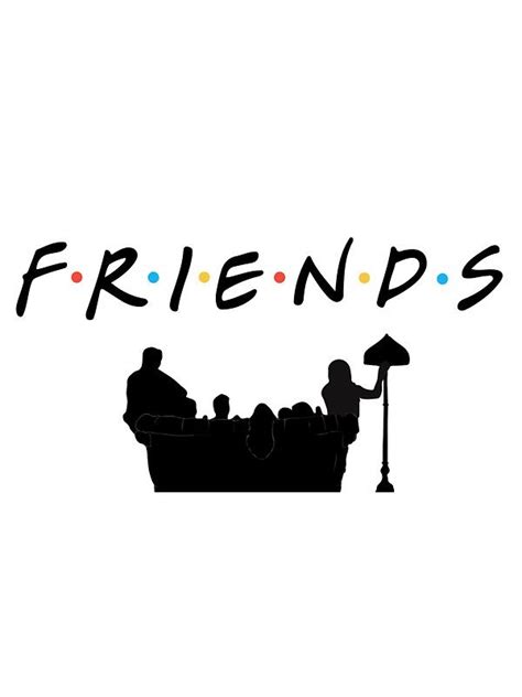 Friends Logo Black And White