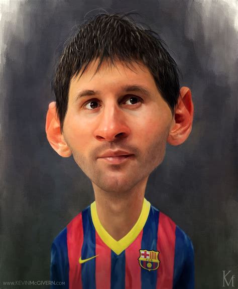 Eatsleepdraw Caricature Lionel Messi Messi