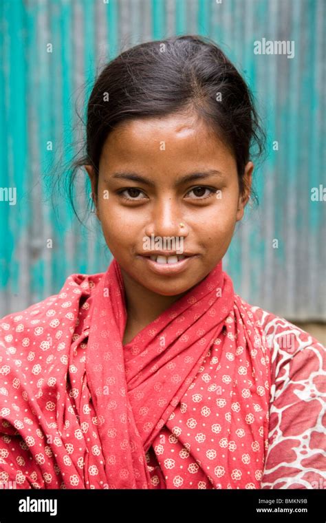 Young Bengali Girl Village Tauta District Manikgunj Bangladesh No