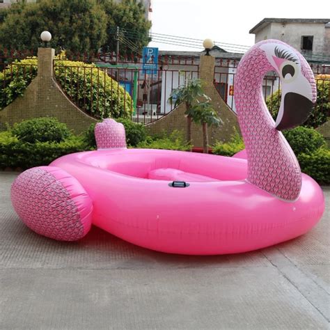 6 Person Inflatable Flamingo Party Bird Island Float Oversized Flamingo Float Buy 6 Person