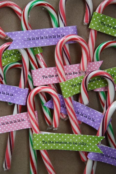 From tree trimming, to special music, exchanging gifts, good food to name only a few. candy cane marketing ideas - Google Search | Christmas favors, Cute christmas gifts, Christmas ...