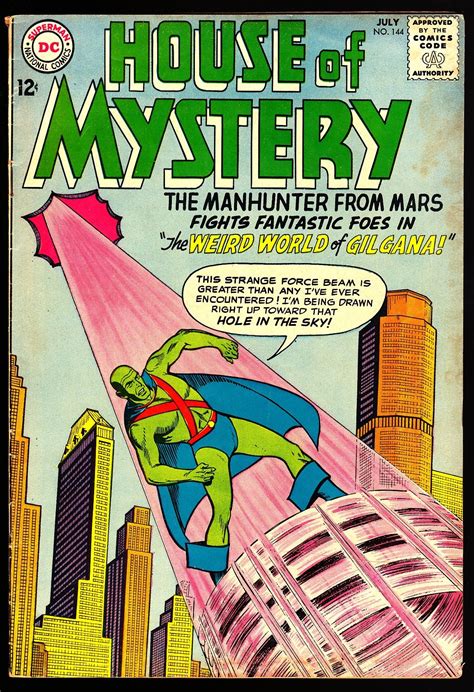 House Of Mystery 144 Martian Manhunter Comics Dc Comic Books