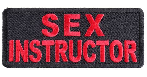 Sex Instructor Patch Ranks Titles Nicknames Thecheapplace