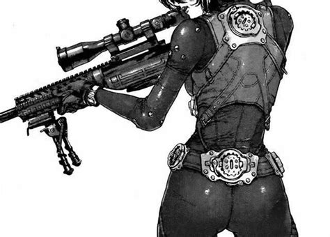 Pin By Abyss Walker On Girlsandgungs Anime Military Cyberpunk Art