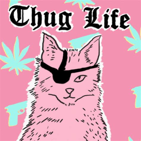 illustration thug life wiffle