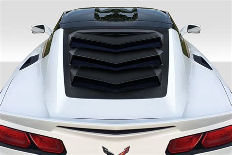 2014 2019 Chevrolet Corvette C7 Duraflex Zlr Rear Window Louver 1